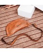 Vintage PU Leather Casual Sling Bag Waist Bag Crossbody Bag For Men