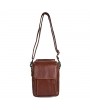 Genuine Leather Casual Multi-pockets Shoulder Crossbody Bag For Men