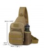 Outdoor Waterproof Nylon Tactical Crossbody Bag Lightweight Sport Chest Bag For Men