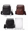 Men Genuine Leather Vintage Messenger Bag Casual Shoulder Bag Wasit Bag