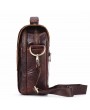 Men Genuine Leather Retro Messenger Bag Casual Shoulder Bag