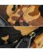 Vintage Genuine Leather Camouflage Sling Bag Waist Bag Chest Bag Crossbody Bag For Men