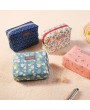 Print Cotton Small Cosmetic Bag Travel Storage Bag Makeup Bags