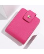 Women Mini Plain Cosmetic Bag Makeup Mirror Bag