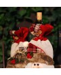 Christmas decorations Santa Claus bags red wine bag tableware decorative items