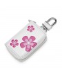 Women Floral PU Leather Car Key Holder Casual Storage Bag