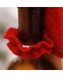 Christmas Santa Claus Knitting Red Wine Bottle Cover For Bar Xmas Snowman Bottle Bag