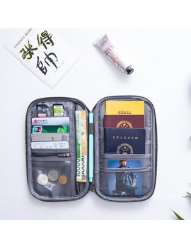 Women Multi-function Travel Zipper Card Holder Storage Bag