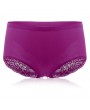 Sexy Hip Lifting Lace Back Seamfree Ice Silk Mid Waist Panties