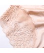 Sexy Hip Lifting Lace Back Seamfree Ice Silk Mid Waist Panties