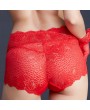 Sexy High Waisted Cotton Crotch Bowknot Hollow Panties