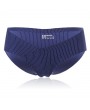 Soft Striped Seamless Breathable Ice Silk Mid Waist Panties