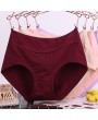 Plus Size 6XL Cotton Breathable Full Hip Mid Waisted Panties