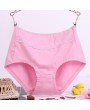 Plus Size 6XL Cotton Breathable Full Hip Mid Waisted Panties