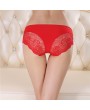 Lace Seamless Ice Silk Cotton Crotch Low Rise Panties