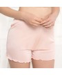 Comfortable Silk Soft Lace-trim Breathable Boyshorts For Women