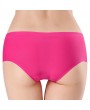 Breathable Ice Silk Seamless Hip Lifting Mid Waist Panties