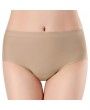 Breathable Ice Silk Seamless Hip Lifting Mid Waist Panties