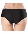 Breathable Ice Silk Seamless Hip Lifting Mid Waist Panties