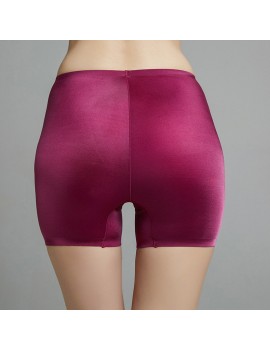 Seamless Ice Silk Cotton Crotch Hip Lifting Breathable Boyshorts