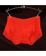 Breathable Lace-trim Hip Lifting Modal Mid Waist Panties