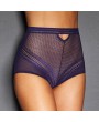 Plus Size High Waist Tummy Control Hollow Lace Panties