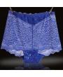 See Through Lace Hip Lifting Cotton Crotch High Waist Panties