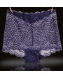 See Through Lace Hip Lifting Cotton Crotch High Waist Panties