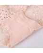 Flower Embroidery Lace Low Cut Seamless Pure Cotton Panties