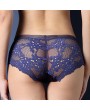 Flower Embroidery Lace Low Cut Seamless Pure Cotton Panties