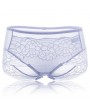 Lace Embroidered Breathable Seamfree Mid Waist Panties