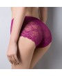 Sexy Lace Hip Lifting Seamless Cotton Crotch Mid Rise Panties