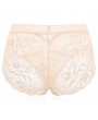 Lace Embroidered Hollow Breathable Mid Waist Panties