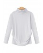 Solid Color High Neck Bottoming Long Sleeve T-Shirts