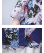 Women Floral Printed Pocket Short Sleeve Vintage T-shirts