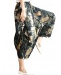 Leisure Loose Folk Print Pocket Harem Women Pants