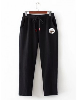 Casual Loose Long Drawstring Sport Stretch Pants