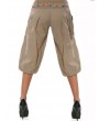 Casual Pure Color Buttons Low-waist Pants