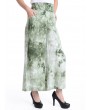 Casual Tie-dyed Wide Leg High Waist Pants For Women