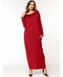 Casual Pure Color Turtleneck Long Sleeve Pockets Women Dresses