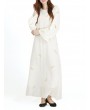 Vintage Women Ethnic Muslim Chiffon Maxi Dresses