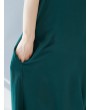 Sleeveless Solid Color Loose Maxi Dress For Women