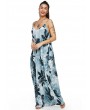 Bohemian Printed Spaghetti Strap Maxi Dresses