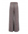 Boho Vertical Stripe Print Drawstring Pants