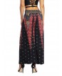 Boho Print Inregular Wide Leg Yoga Pants