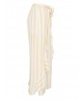 Vintage Vertical Striped Pleated Broad Leg Pants