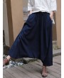 Casual Solid Color Long Rise Women Wide Leg Pants