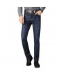 Mens Business Loose Mid Rise Muti Pockets Casual Jeans Pants