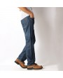 Plus Size Casual Business Loose Straight Legs Jeans High-Rise Pants For Men