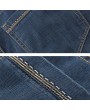 Plus Size Casual Business Loose Straight Legs Jeans High-Rise Pants For Men